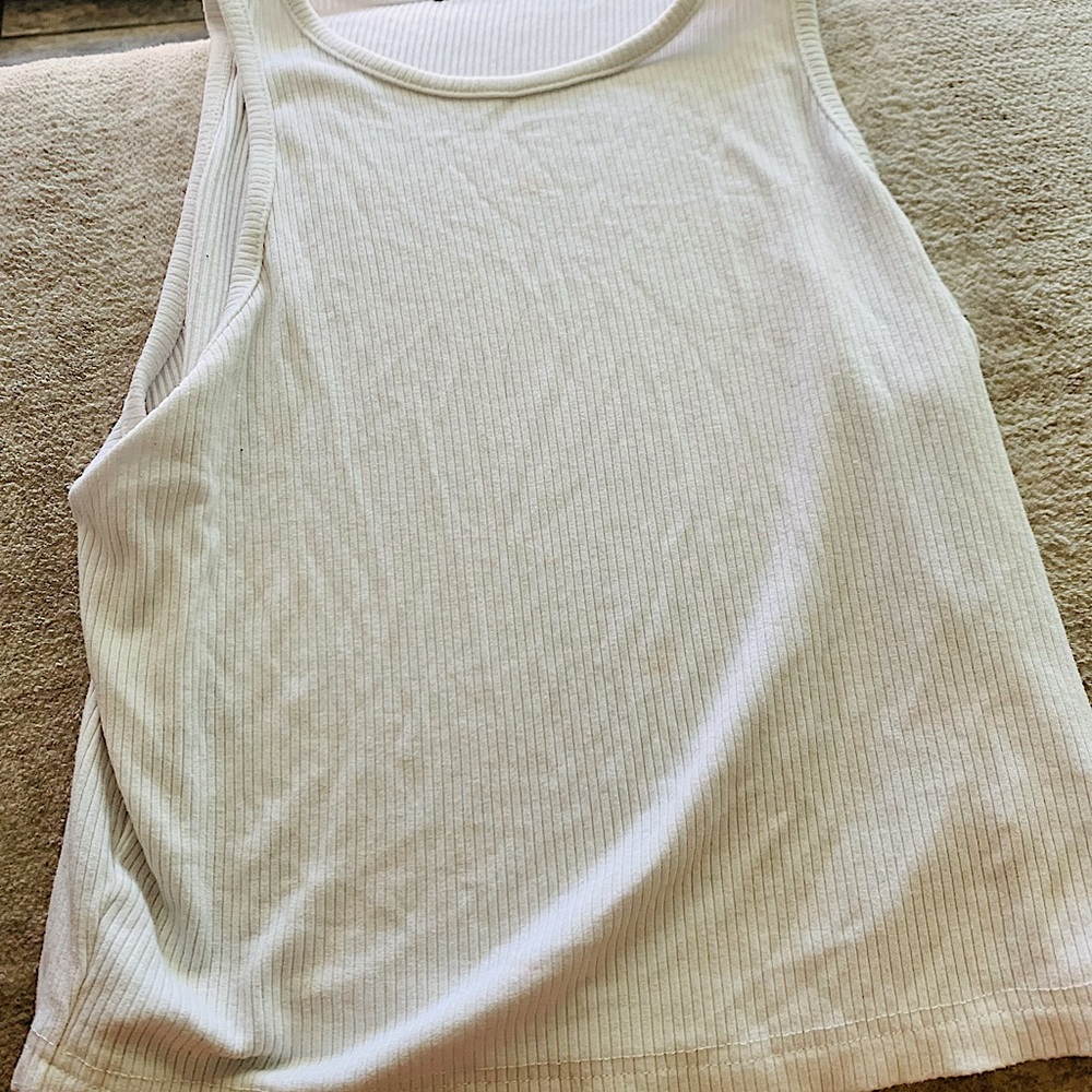 White tank top